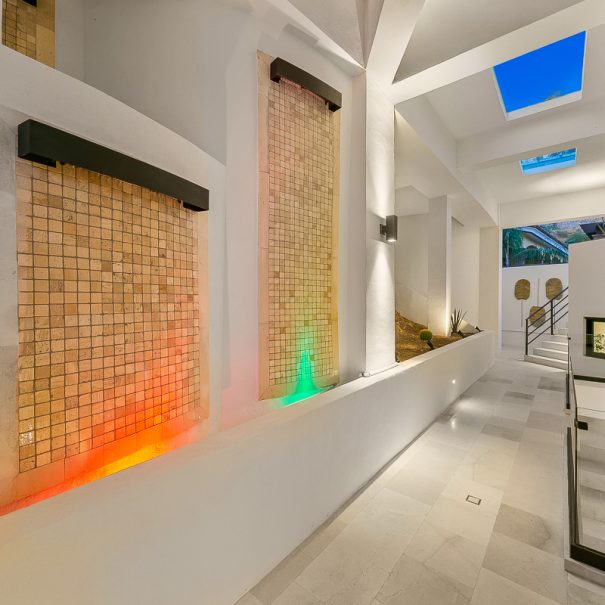 Casa Picasso luxury living room Cabo San Lucas villa