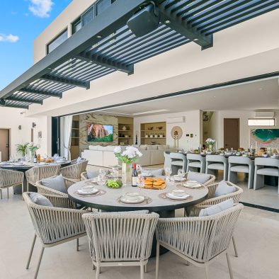 Casa Picasso dining area luxury villa Cabo San Lucas