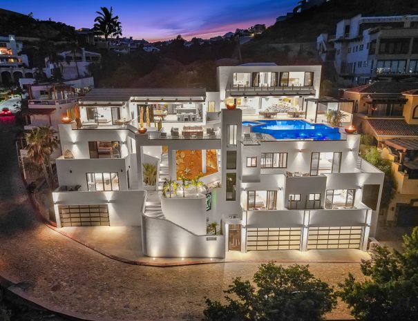 Casa Picasso luxury villa exterior Cabo San Lucas